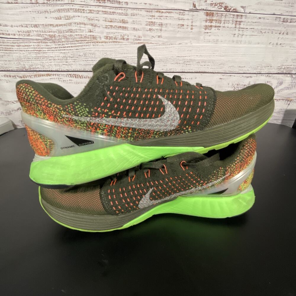 Nike Lunarglide 7, Women's 8 - H2O Repel Reflective Knit Running Athletic Shoes - Picture 9 of 9